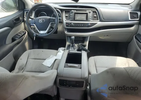 2018 Toyota Highlander Le from USA, damaged, VIN 5TDBZRFH3JS875040